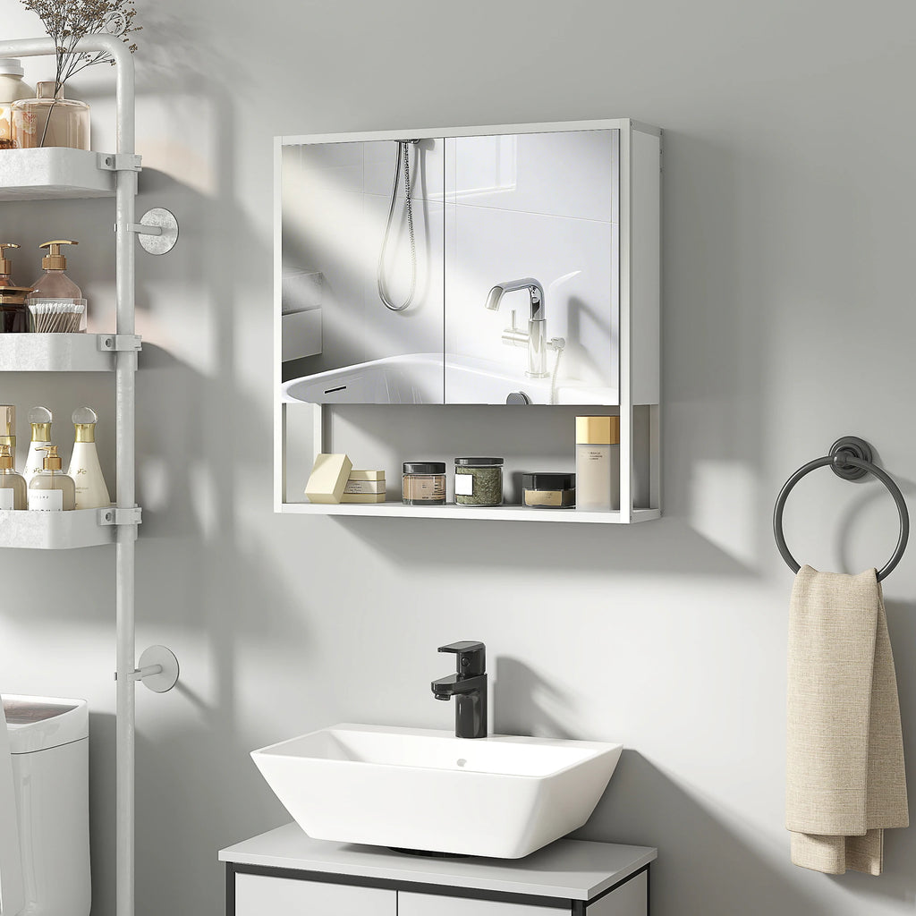 Armoire de toilette blanche fermeture douce