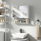 Armoire de toilette blanche fermeture douce