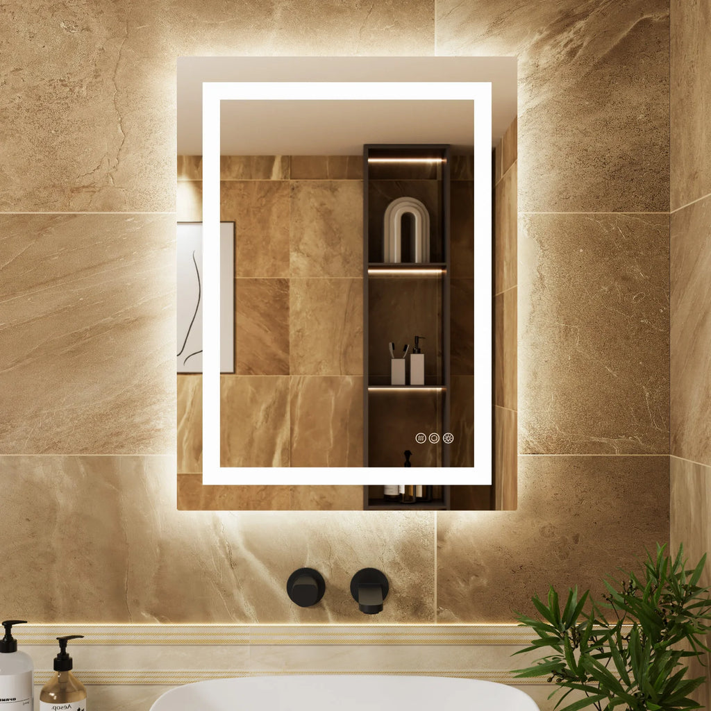 Miroir LED maquillage anti-buée