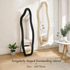 Miroir organique flanelle silhouette unique