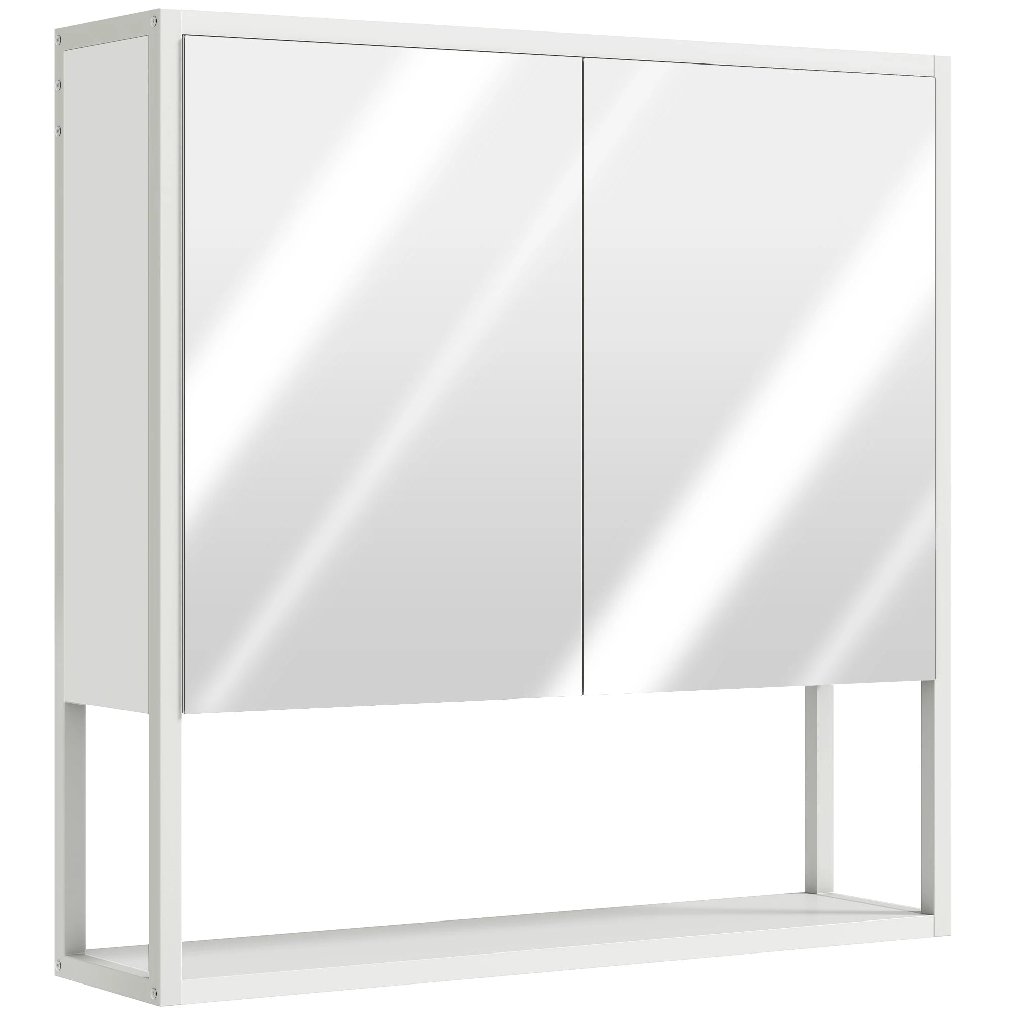 Armoire de toilette blanche fermeture douce