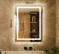 Miroir LED Auralum double éclairage
