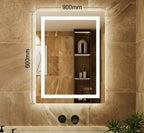 Miroir LED Auralum double éclairage