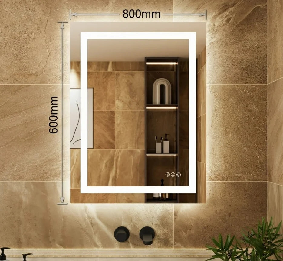 Miroir LED maquillage anti-buée