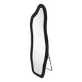 Miroir ondulé velours noir incassable