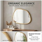 Miroir organique irrégulier verre épais