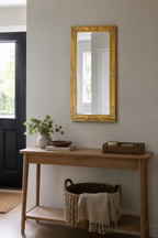 Grand Miroir Baroque Doré Cadre Ornemental Prestige