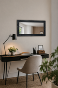 Grand Miroir Baroque Noir Cadre Ornemental