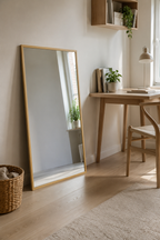 Miroir Rectangulaire Cadre Bois Naturel