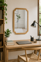 Miroir Arche Bois Rustique Style Campagne