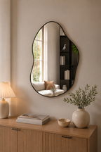 Miroir Asymétrique Forme Irrégulière Design Contemporain