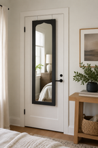 Armoire à Bijoux Porte Miroir Pleine Longueur 6 Tiroirs