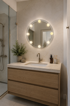 Miroir Rond LED Éclairage Intégré