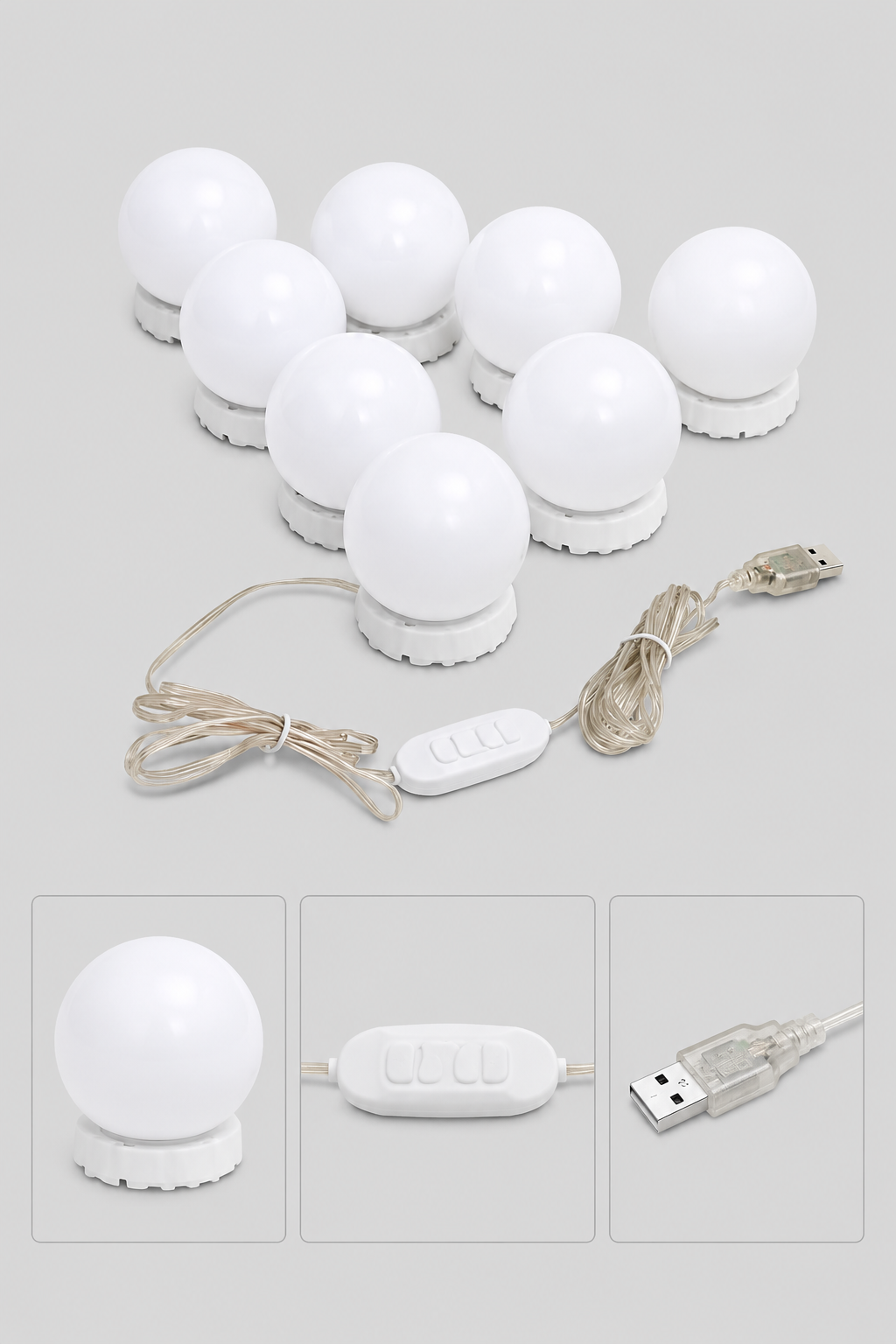 Miroir Rond LED Éclairage Intégré