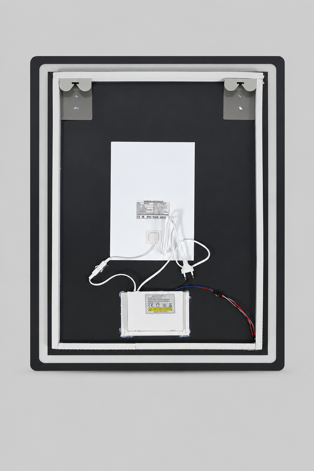 Miroir Connecté LED Anti-Buée Affichage Heure