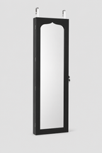 Armoire à Bijoux Porte Miroir Pleine Longueur 6 Tiroirs
