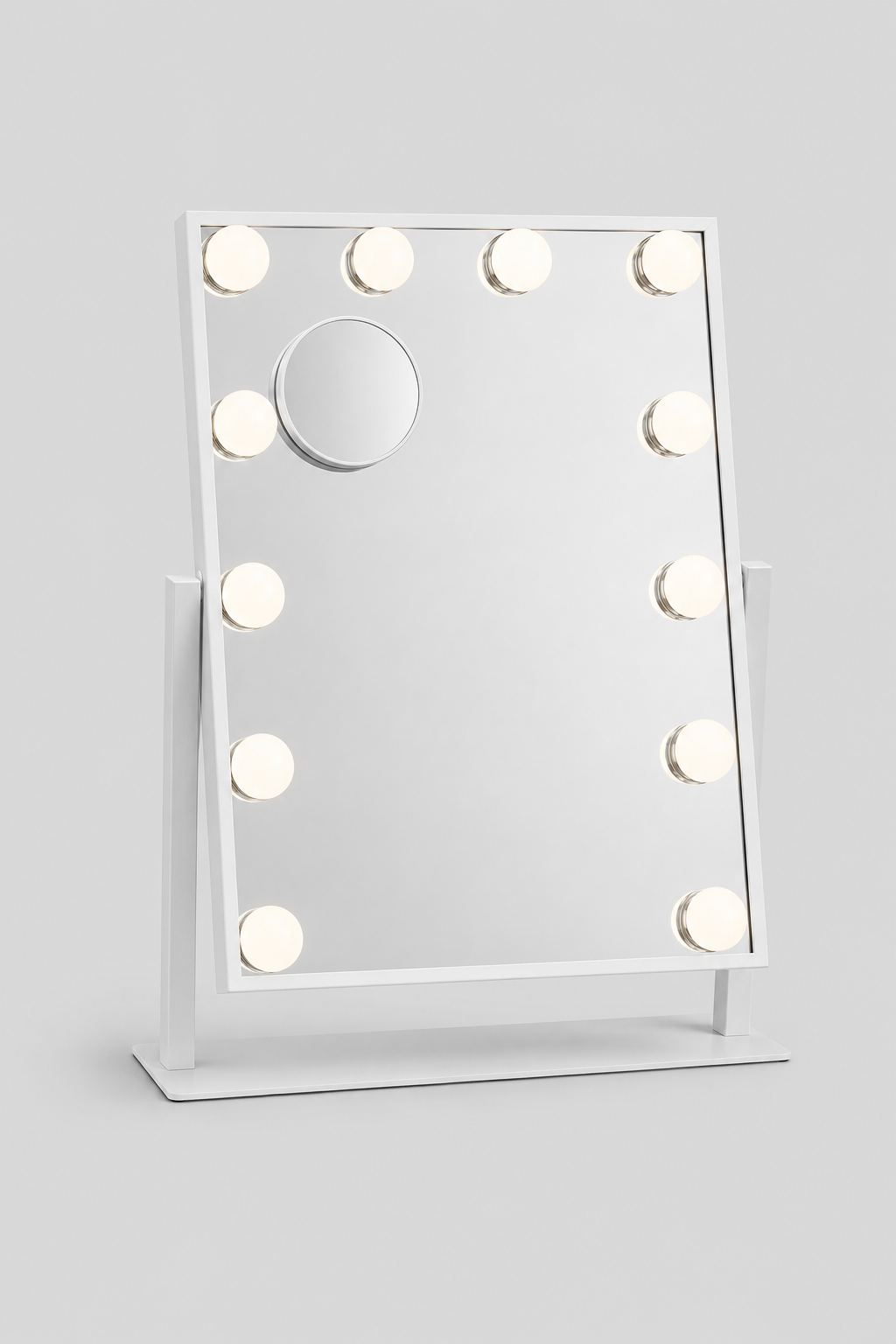 Miroir Maquillage Hollywood 12 Ampoules LED 3 Couleurs