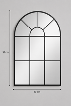 Miroir Arche Sur Pied ou Mural Métal Industriel Vintage