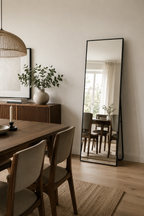 Miroir Pleine Longueur Cadre Aluminium Noir