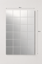 Lot de 24 Carreaux Miroir Verre Mosaïque Murale Sur-Mesure