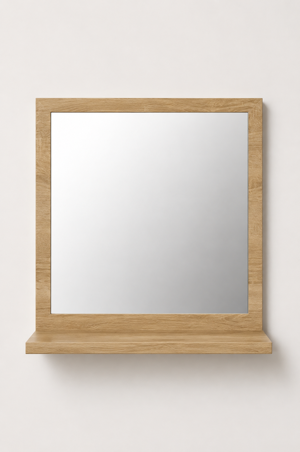 Miroir Salle de Bain Chêne Sonoma Tablette Intégrée