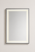 Miroir LED Intelligent Double Lumière Anti-Buée Tactile