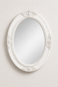 Miroir Baroque Blanc Mural Cadre Ornemental