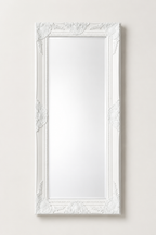 Grand Miroir Baroque Blanc Mural Compatible Salle de Bain