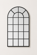 Miroir Arche Verrière Métal Noir Industriel