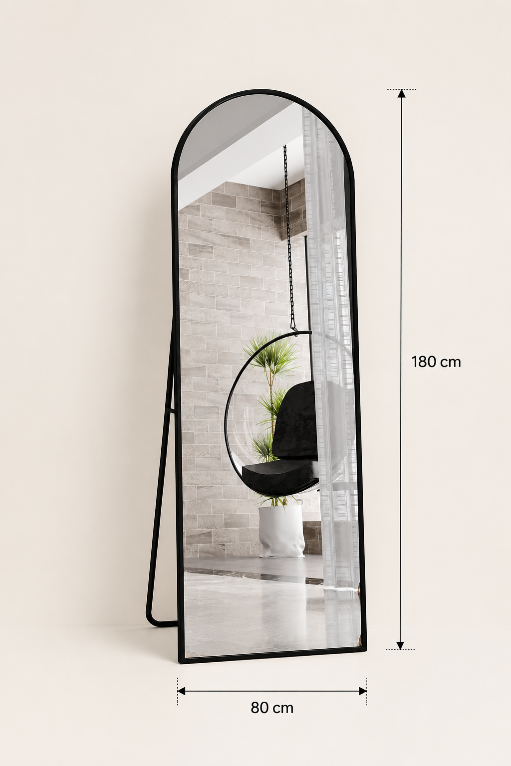 Miroir Pleine Longueur Multi-Formats Sur Pied ou Mural