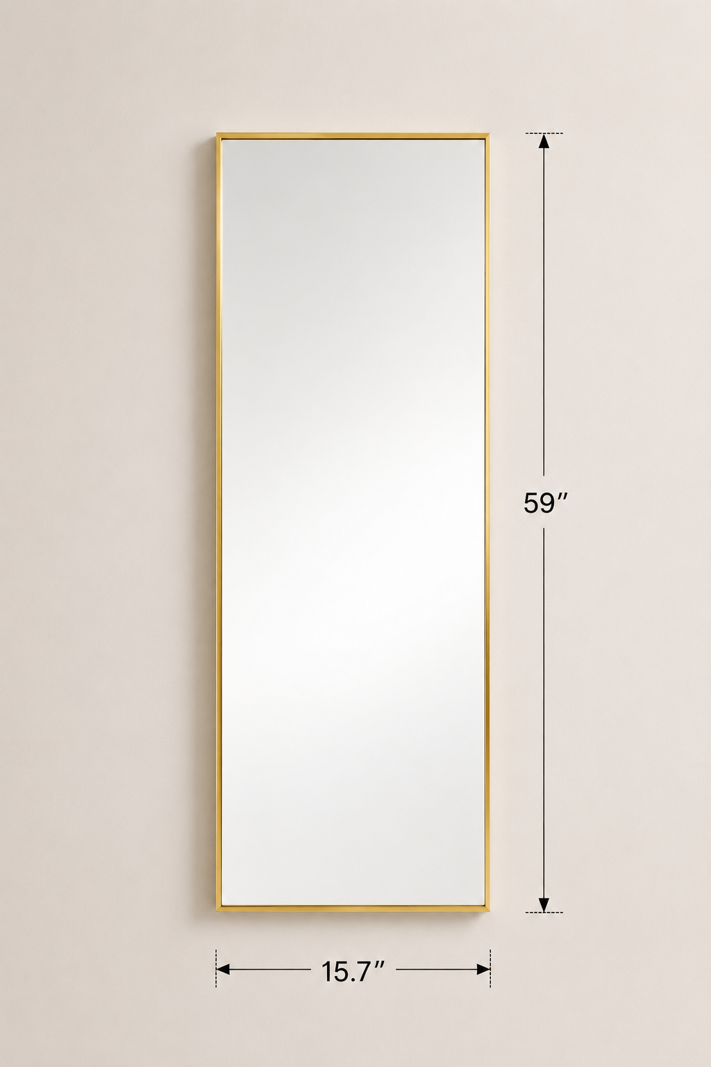 Miroir Pleine Longueur Multi-Formats Sur Pied ou Mural
