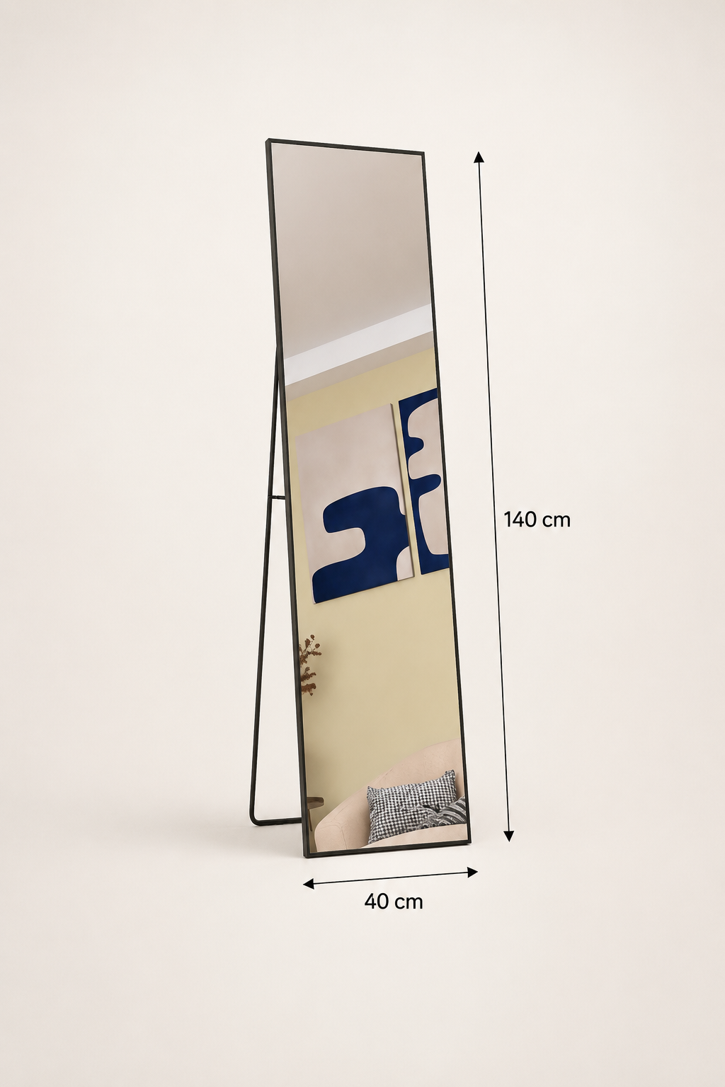 Miroir Pleine Longueur Multi-Formats Sur Pied ou Mural