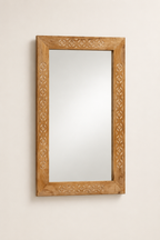 Miroir Salle de Bain Cadre Bois Minimaliste Reflet Premium