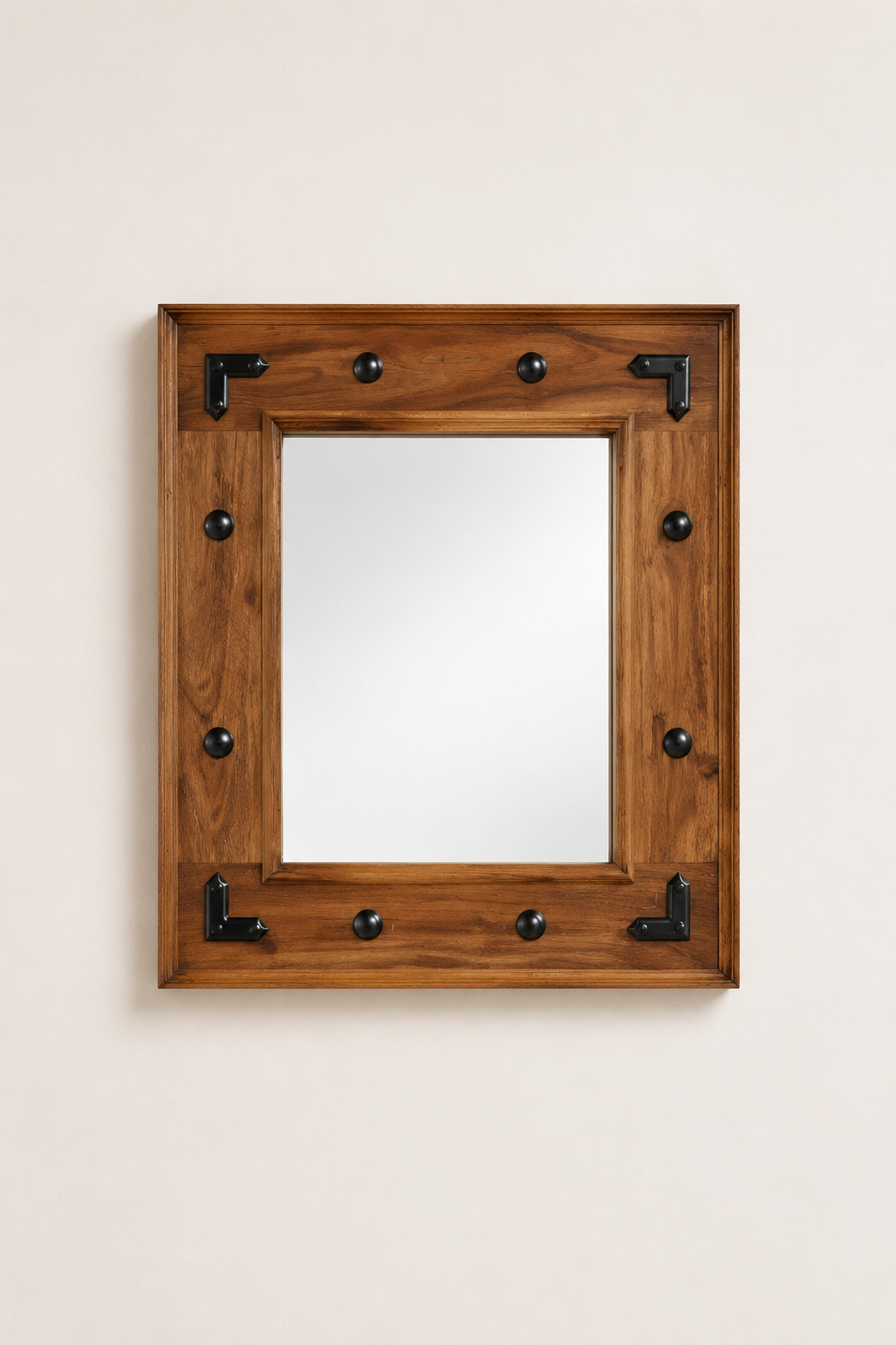 Miroir Bois Massif Vintage Veinage Artisanal 2 Formats