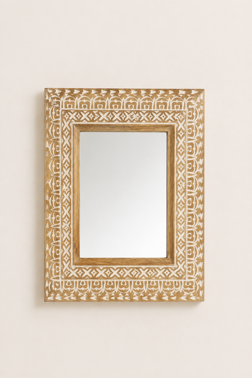 Miroir Sculpté Main Bois Exotique Massif 3 Formats