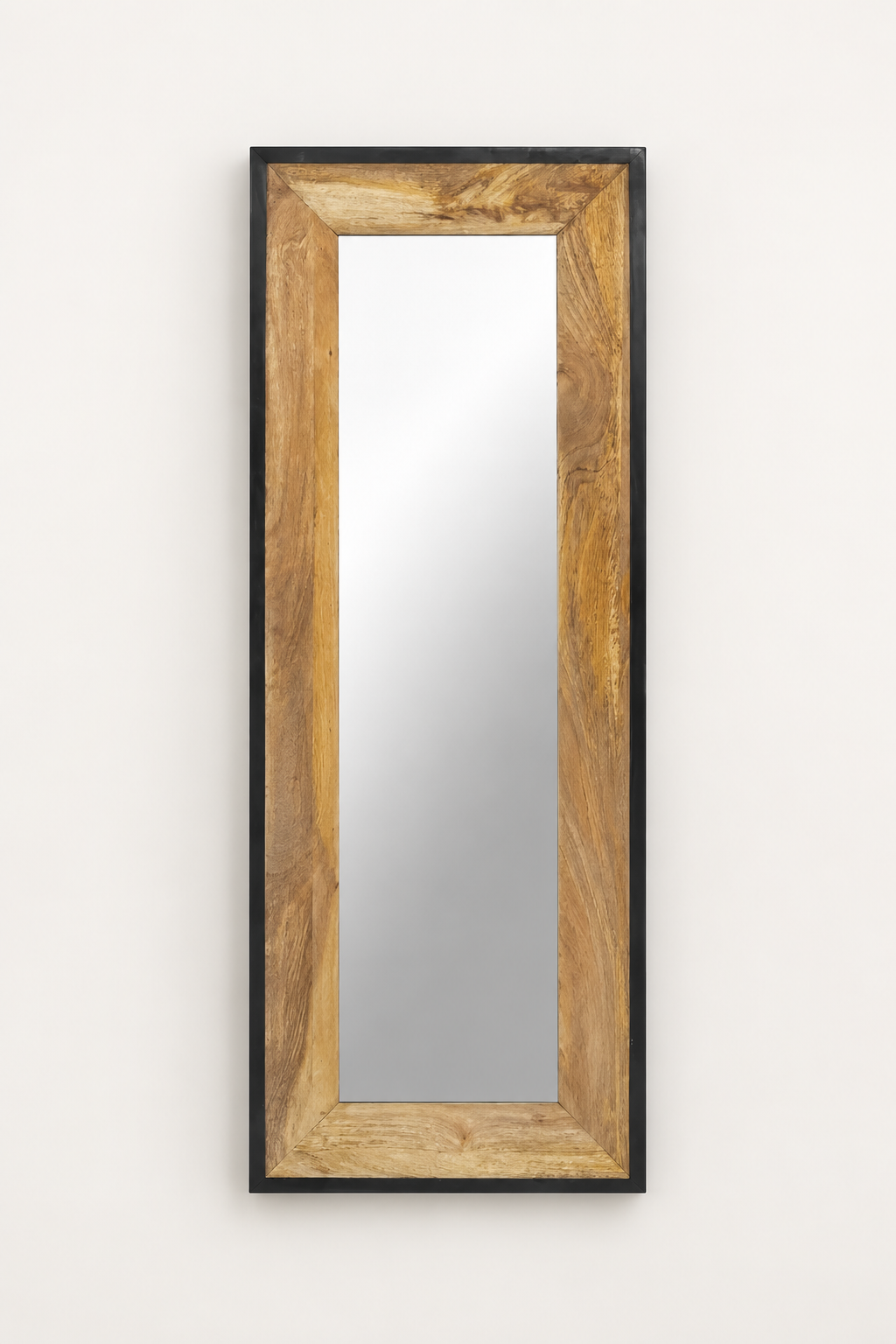 Miroir Mural Bois Exotique Artisanal Veinage Unique