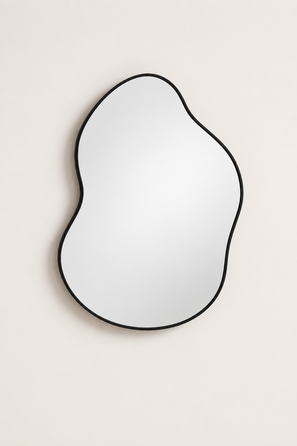 Miroir Asymétrique Forme Irrégulière Design Contemporain
