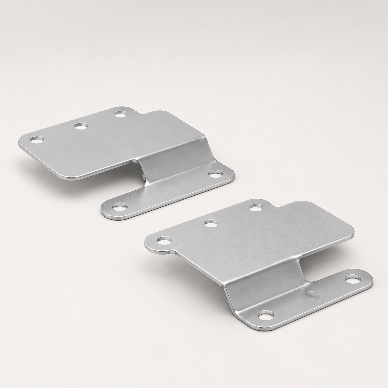 Support de Fixation Encastré Acier Plat