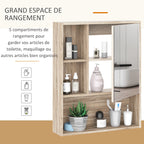 Armoire de toilette miroir multifonction