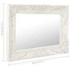 Miroir baroque rétro bois sculpté