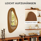 Miroir pin naturel style fenêtre