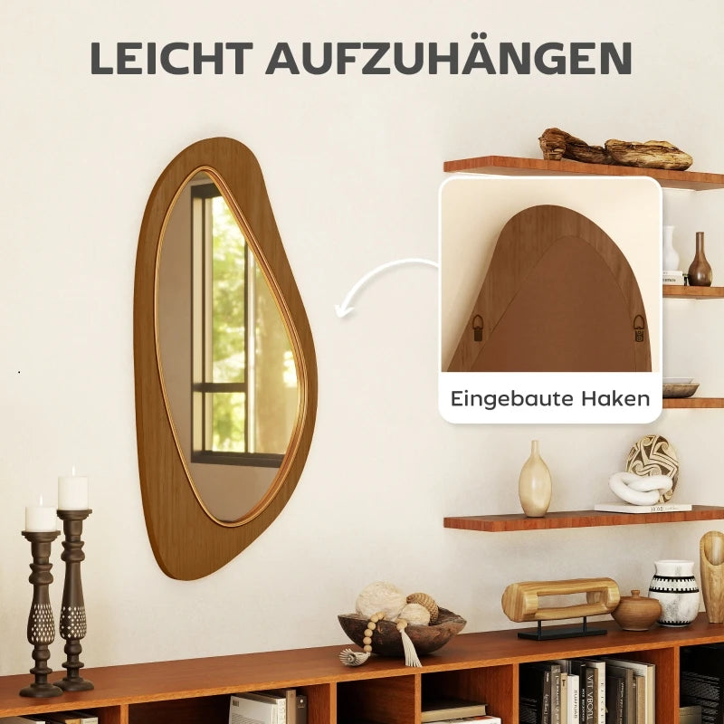 Miroir pin naturel style fenêtre