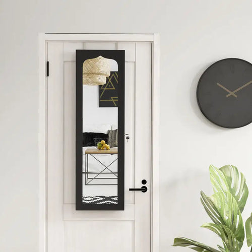Armoire à bijoux suspendue miroir pleine longueur