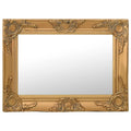 Miroir mural baroque doré