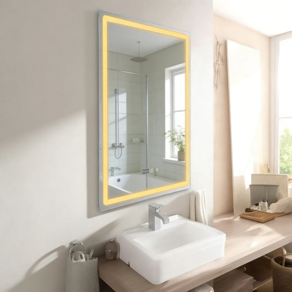 Miroir intelligent LED dégivrant