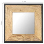 Miroir bois naturel veinage artisanal