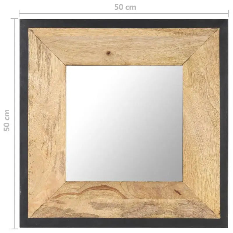 Miroir bois naturel veinage artisanal