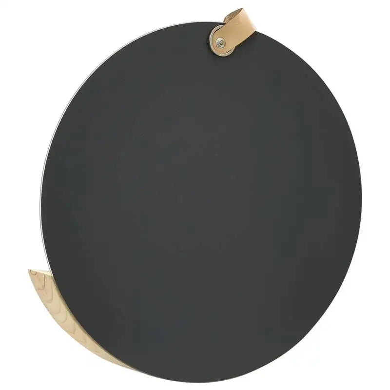 Miroir bois étagère intégrée