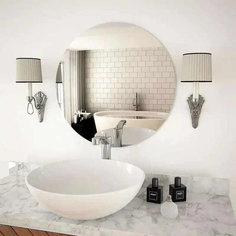 Miroir rond verre 60 cm