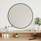 Miroir rond noir minimaliste